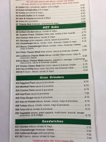 Pizza Al Bacio menu