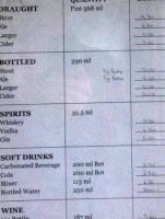 An Poitin Stil menu