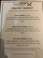 Local Tavern Painesville menu