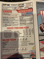 Woody's Diner menu