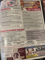 Woody's Diner menu