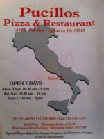 Pucillo's Pizza Pasta food