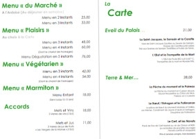 Liberté menu