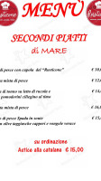 Pizzeria Il Rusticone menu