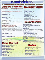 Kountry Kitchen menu