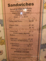 Caffe In Eufaula Flower Shoppe menu