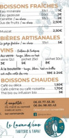 Le Lavand'eux menu