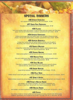 Pepino's menu