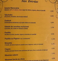 Les Délices De Tétouan menu