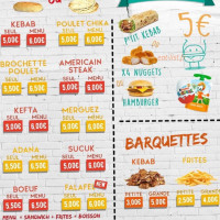 Best Of Kebab menu