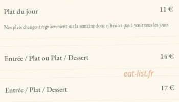 Le Petit San Seb menu