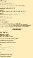 Le Witloof menu