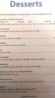 Restaumer menu