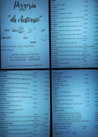 Da Antonio menu