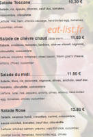 Le Moulin Des Gourmands menu