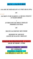 Relais Du Palsou menu