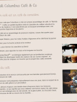 Columbus Cafe & Co Vannes Mene food