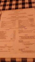 Hodge's Cafe menu