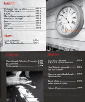 Le Zinc menu