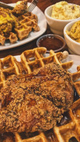 Dame's Chicken Waffles food