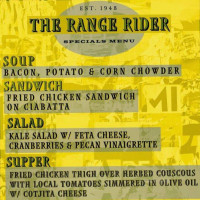 Range Rider menu