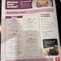 Frankie Benny's menu