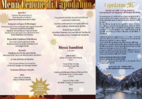 Le Cime menu