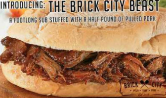 Brick City Pizza food