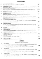 Jaidee Thai menu