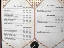 Mamancy Tea Chocolate menu