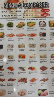 Gaillon Sushi menu