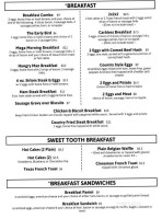 Kosta's menu