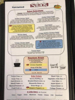 Keystone Truck Stop menu