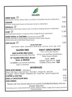 Sweet Basil Family Dining menu