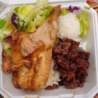 Mike's Kiawe Broiled Huli Huli Chicken food