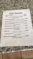 Lakeside menu