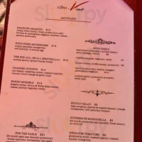 Cibo E Vino menu