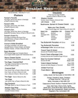 Yoder's Buffet menu