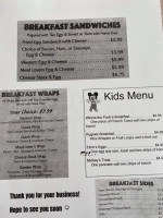 Mountville Family menu