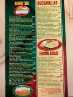 Tlaquepaque menu