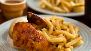 Swiss Chalet Rotisserie Grill food