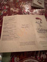 The Talking Teacup menu