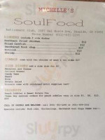 Michelle's Soul Food Kitchen menu