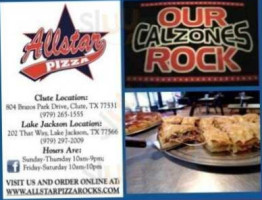 Allstar Pizza food