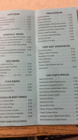 The Noodle Hut menu