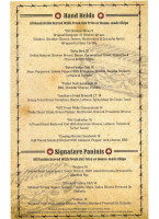 Braddock Inn menu