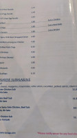 Tayo Vietnamese menu