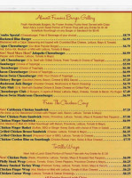 Kennedy Street Cafe menu