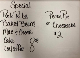 Bluebonnet Cafe menu