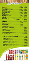 Le Coffee Crêpes menu